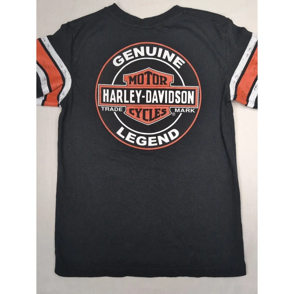Harley Davidson Kids 8/10 T-shirts Motorcycle Classic Biker Unisex